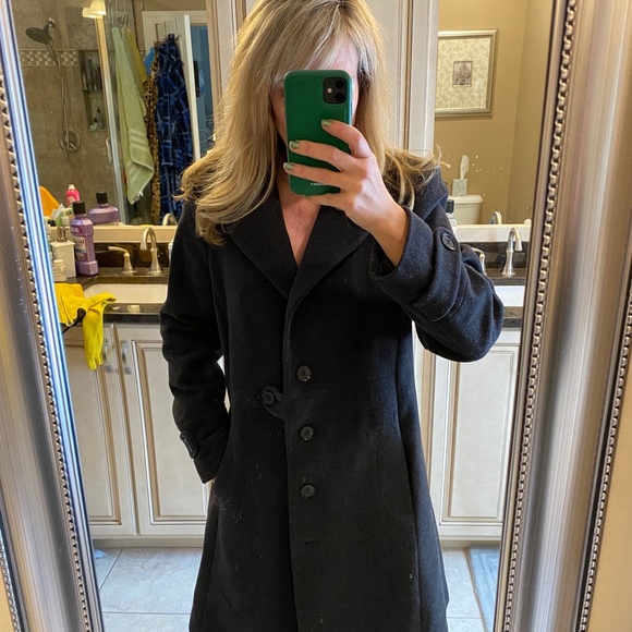 EC Preston & York CharcoalGrey wool coat - Picture 8 of 16